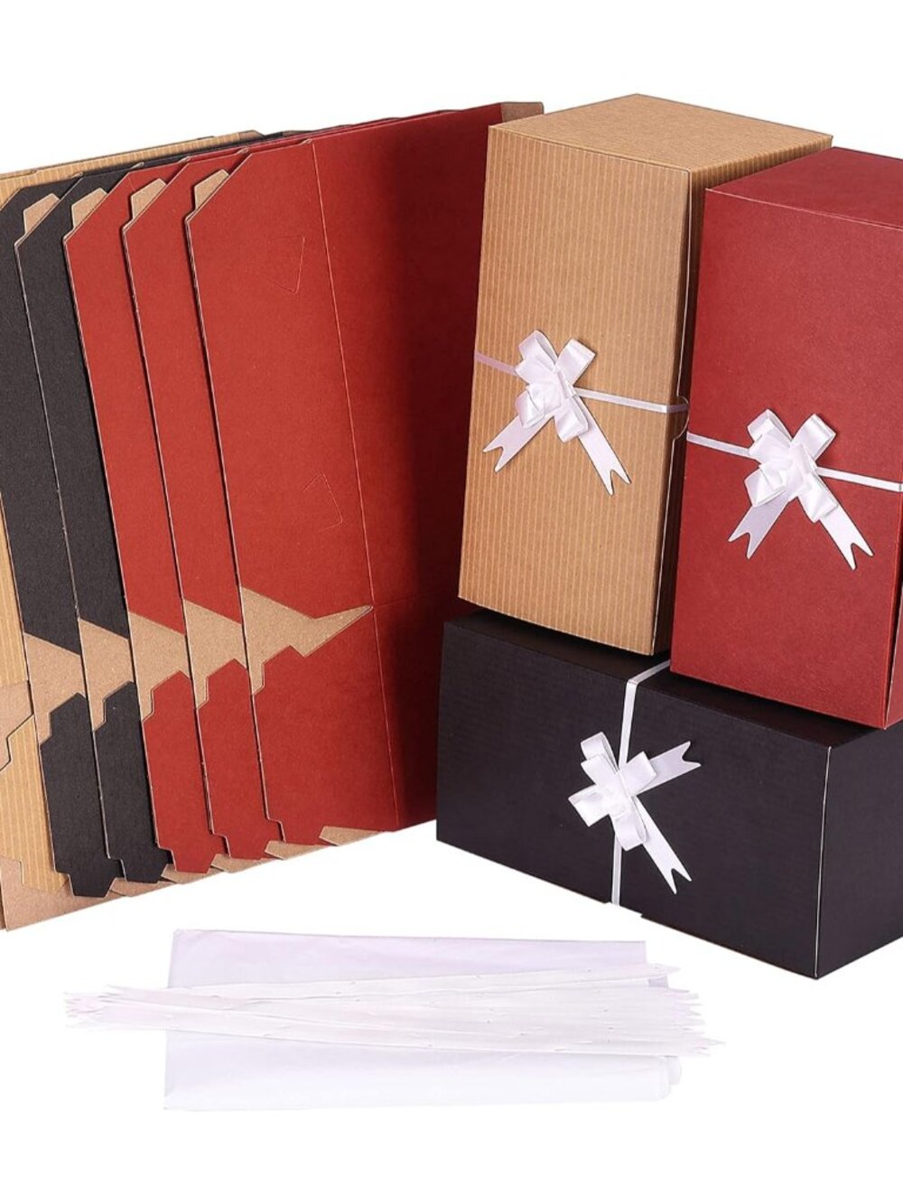 MPFY- 10 Pack, 9 X 4.5 X 4.5 Inch, Assorted Color, Gift Boxes with Lids for Pres